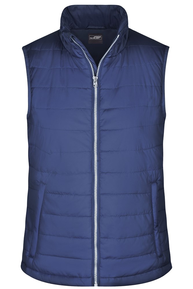 Ladies' Padded Vest - Navy (ca. Pantone 296C)