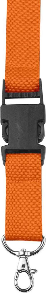 Lanyard aus Polyester Bobbi - orange