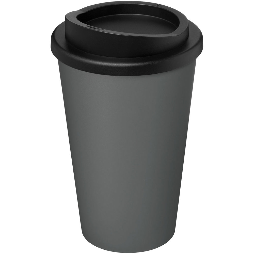 Americano® recycelter isolierter 350 ml Becher - grau, schwarz