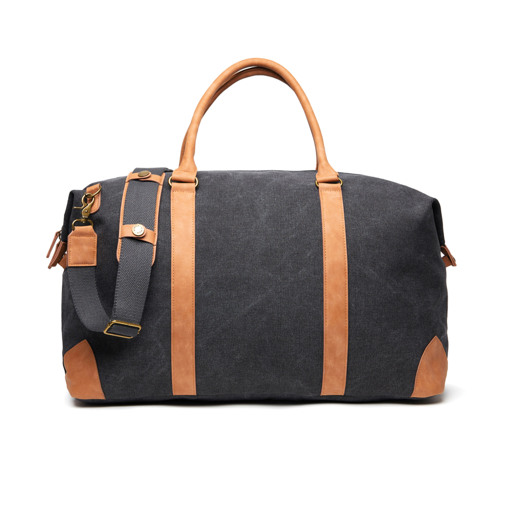 VINGA Bosler Seesack aus RCS recyceltem Canvas - schwarz (± PMS 433)