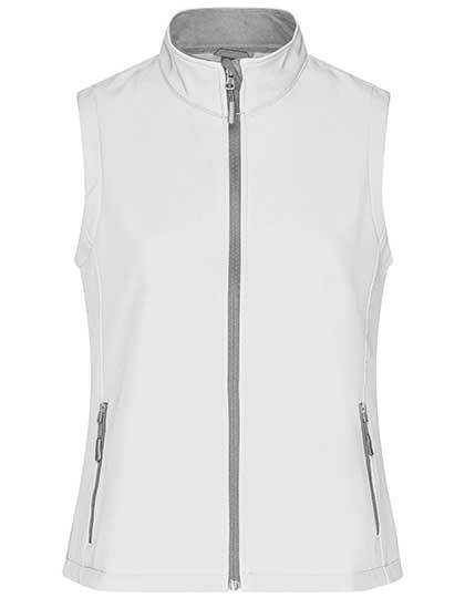 Daiber - Ladies´ Promo Softshell Vest - White, White