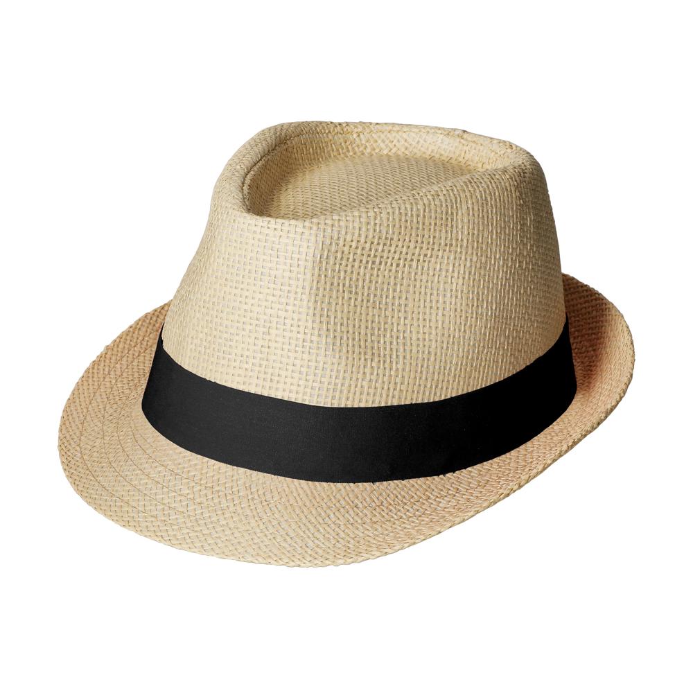 Panamahut "Salvador" - beige/schwarz