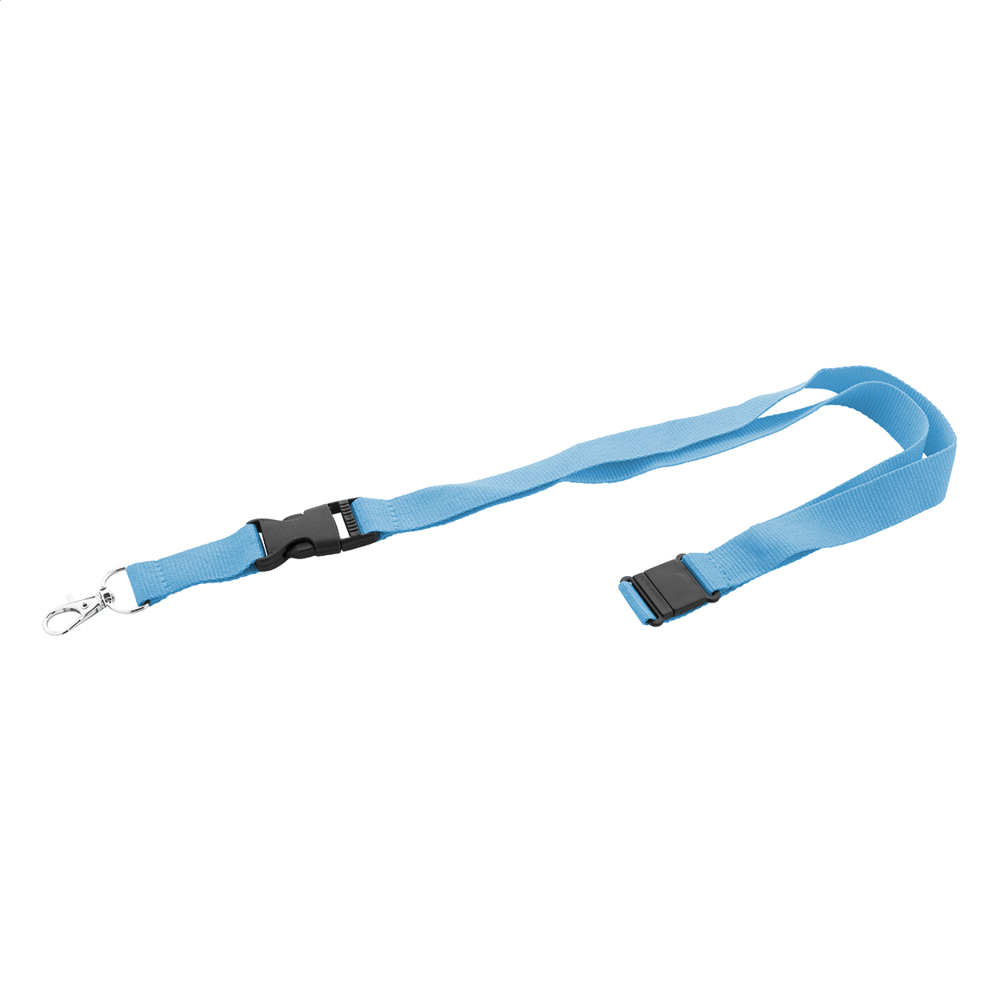 Revent Plus - Lanyard aus RPET - Hellblau