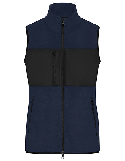 Daiber - Ladies´ Fleece Vest - Navy, Black