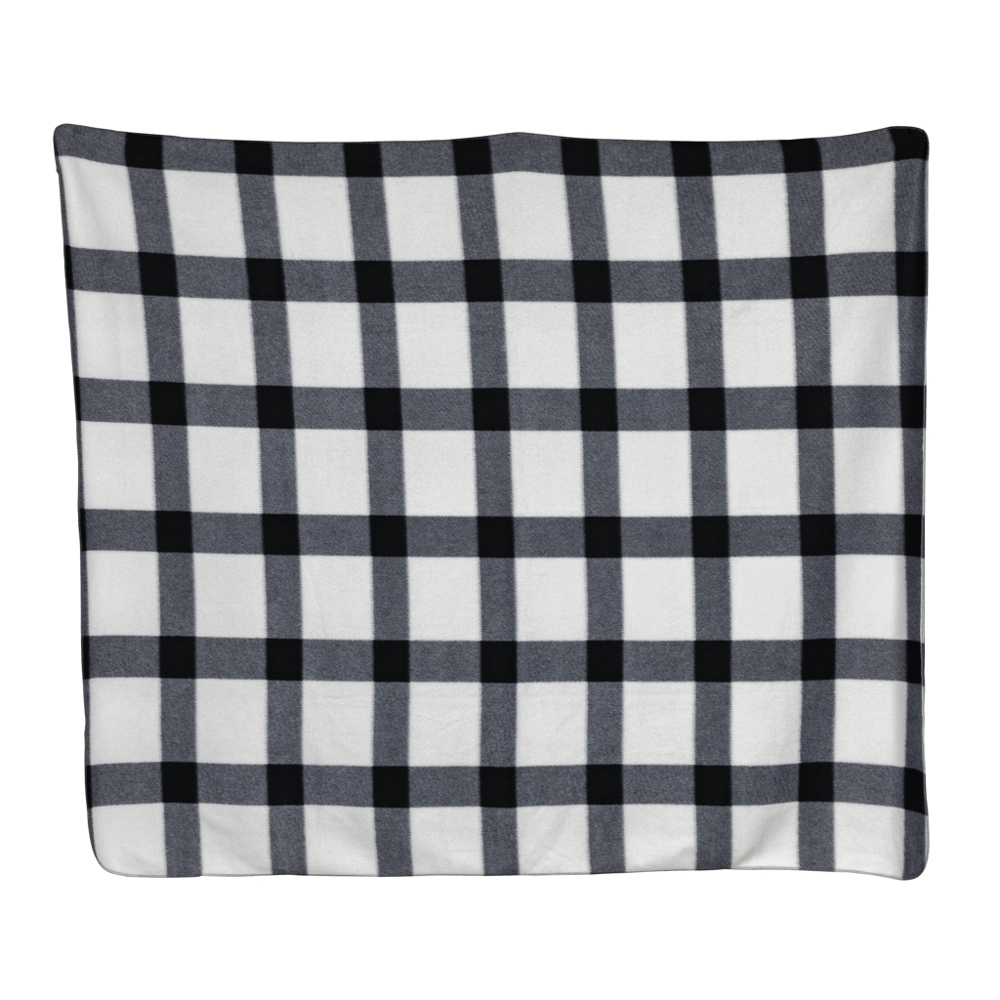 Weiche karierte Fleece-Decke