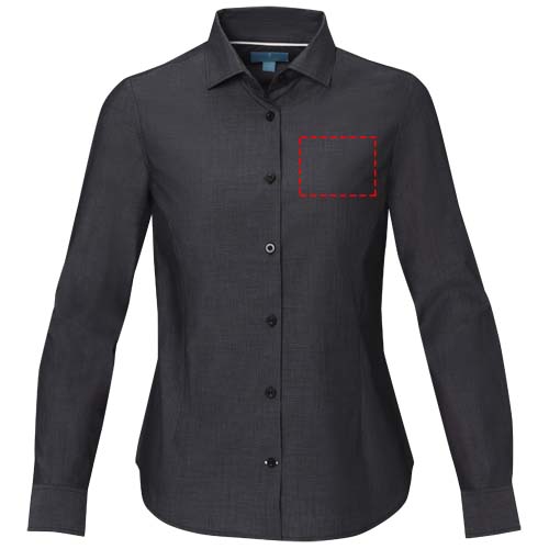 Cuprite Langarm Shirt aus Bio-Baumwolle für Damen
