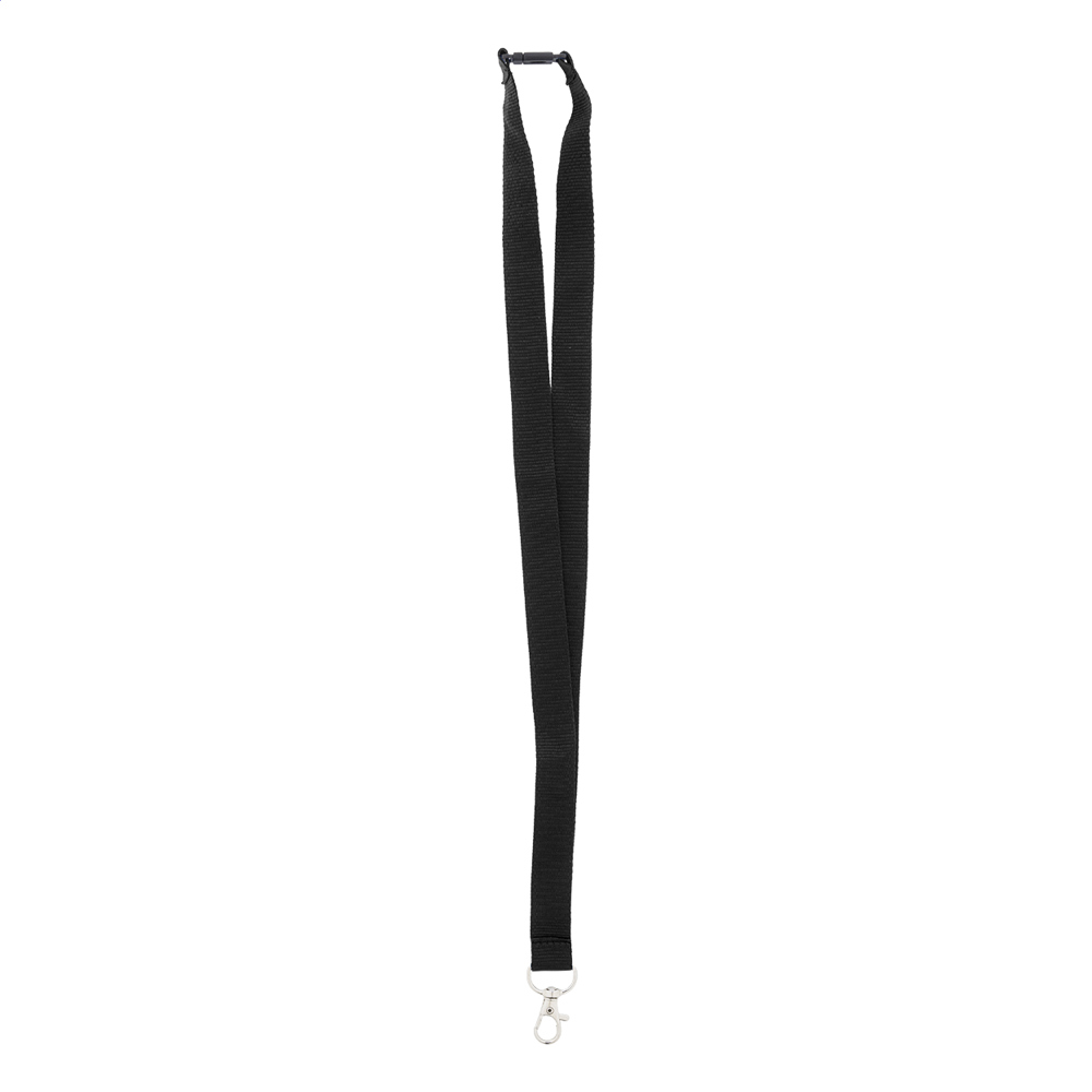 Revent - Lanyard aus RPET - schwarz