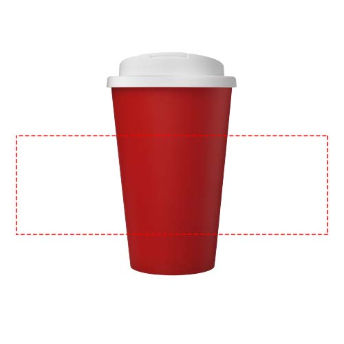 Americano® Eco 350 ml recycelter Becher mit auslaufsicherem Deckel