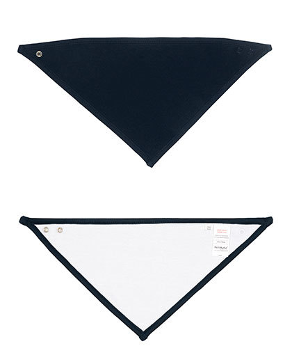 Babybugz - Bandana Bib - White, Nautical Navy