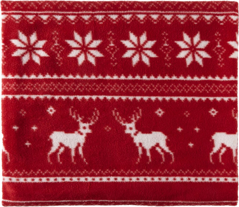 Decke aus Fleece Jane - rot