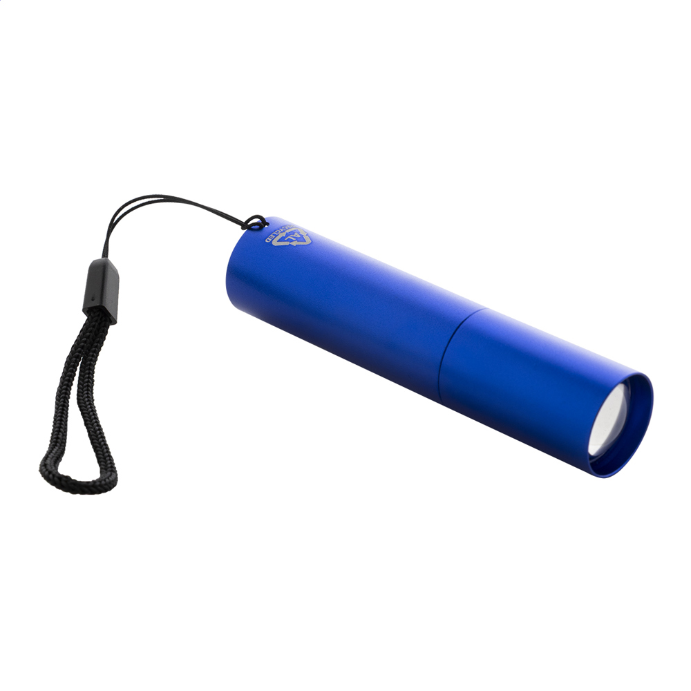 Chargelight Tone - wiederaufladbare Taschenlampe aus recyceltem Aluminium - blau