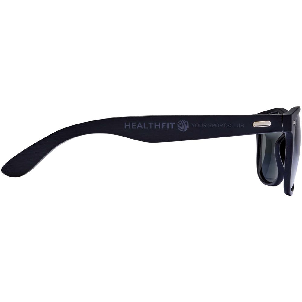Arlo Bambus Sonnenbrille mit schwarzer Beschichtung