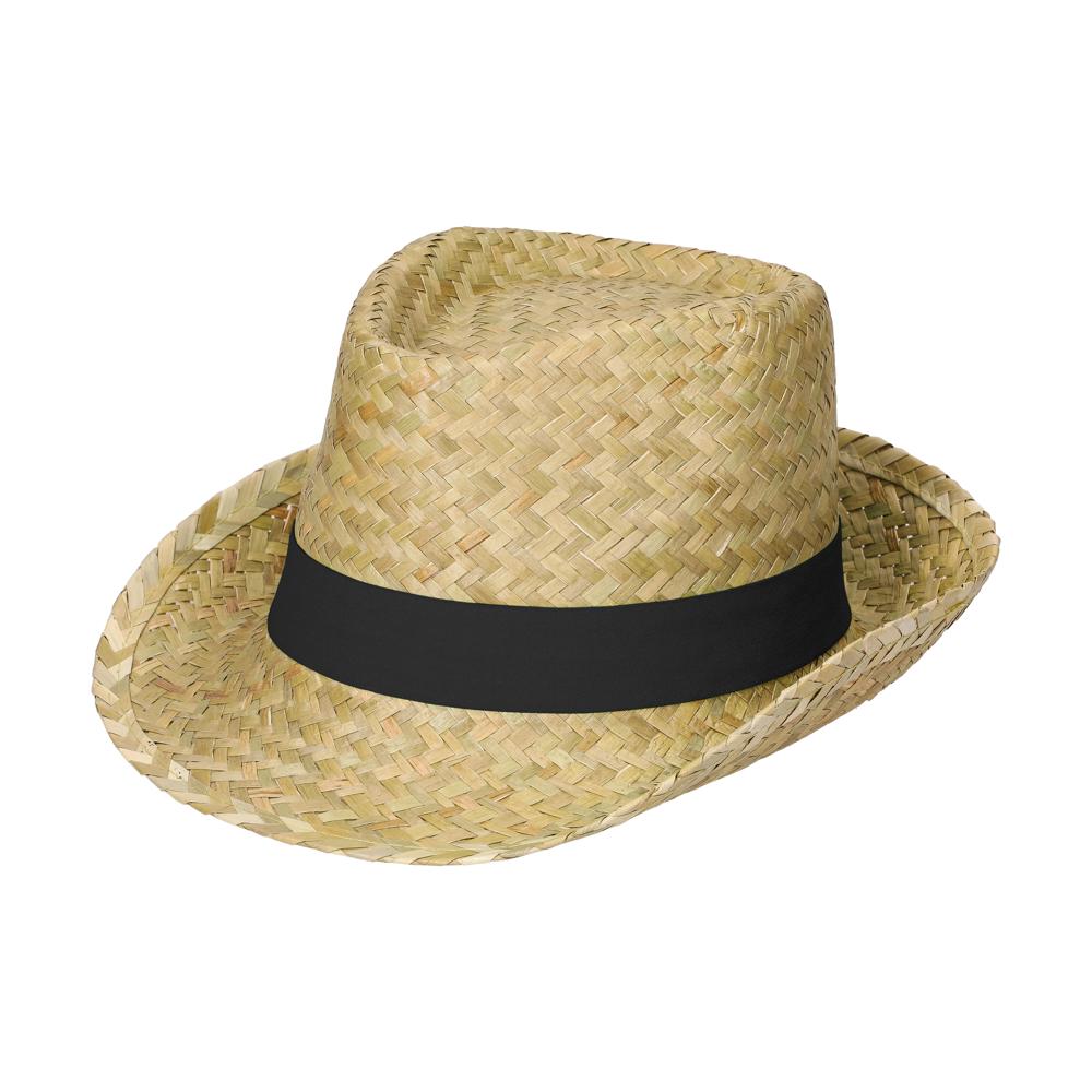 Sommerhut "Kuba" - natur/schwarz