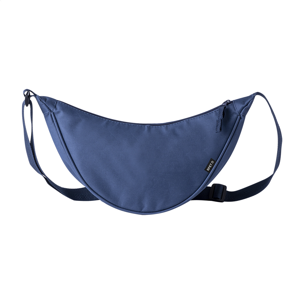 Lollap - RPET Umhänge-Gürteltasche - dunkelblau