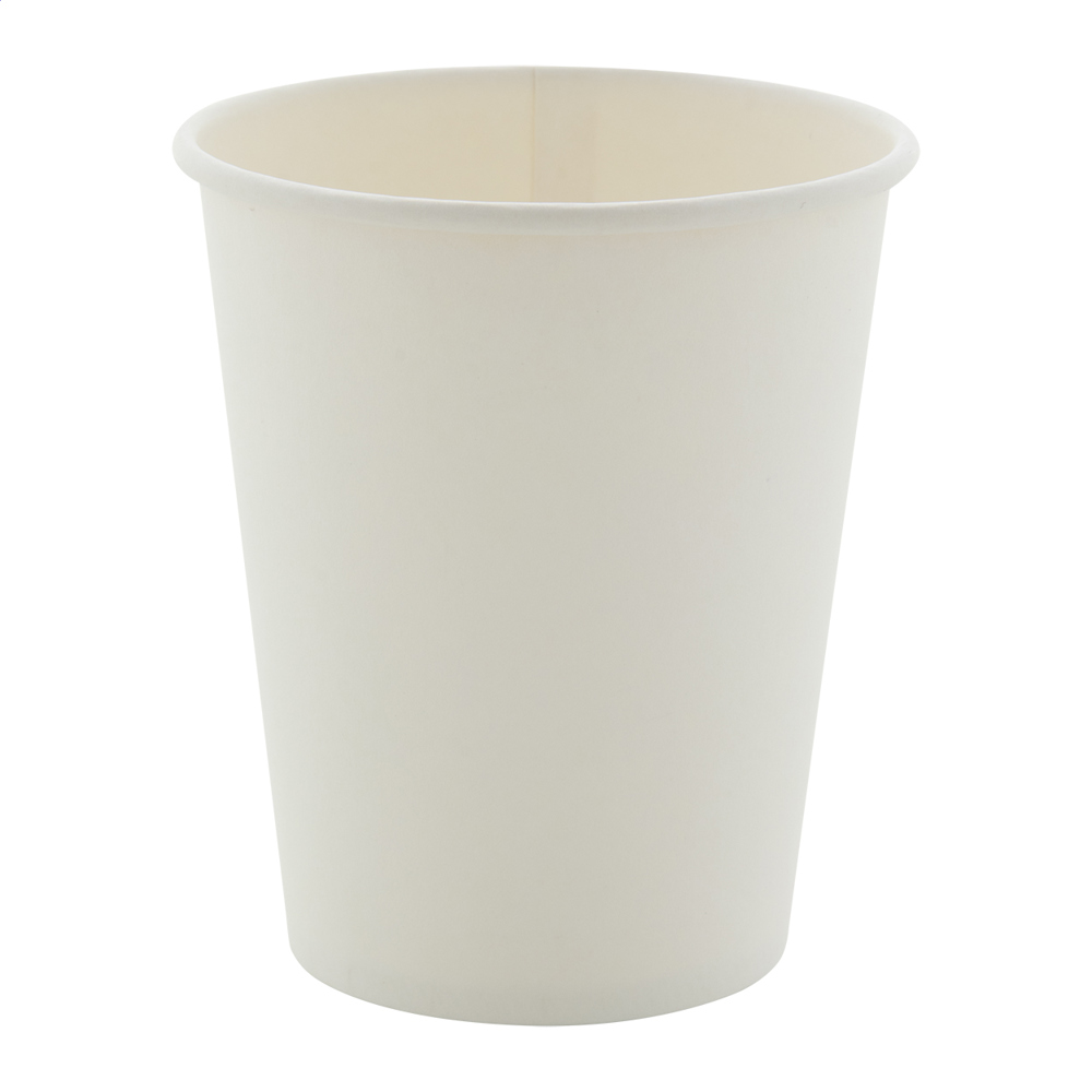 Papcap M - Pappbecher, 240 ml. - Weiß