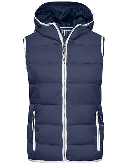 Daiber - Ladies´ Maritime Vest - Navy, White