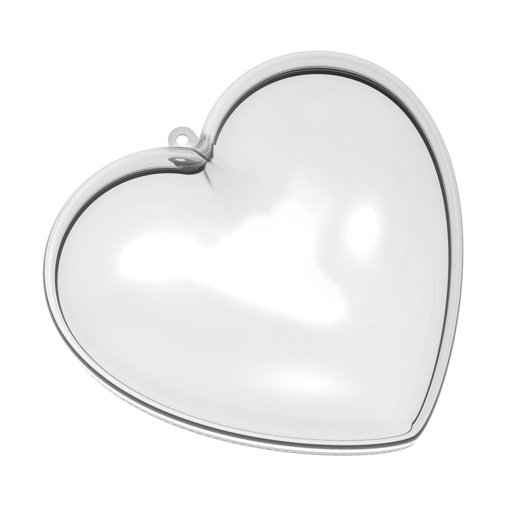 Deko-Dose "Mini-Herz" - transparent