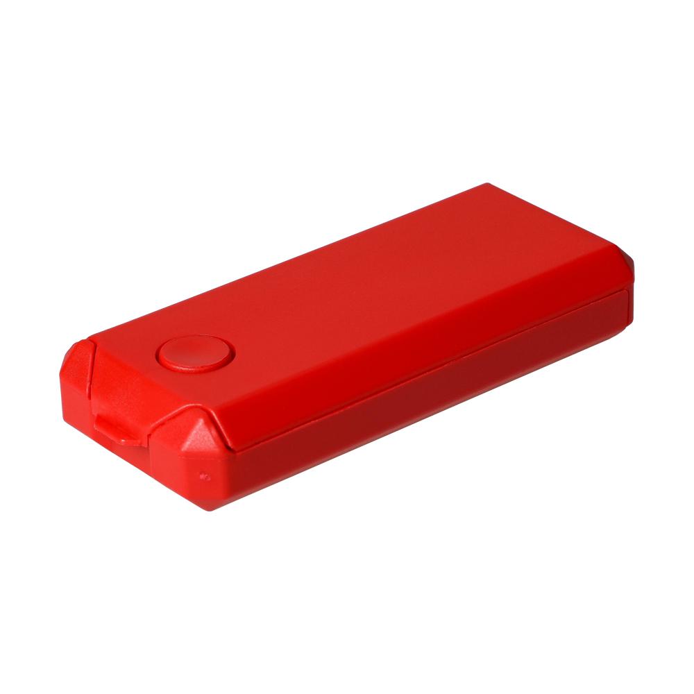 Pflasterbox "Stripe" - standard-rot