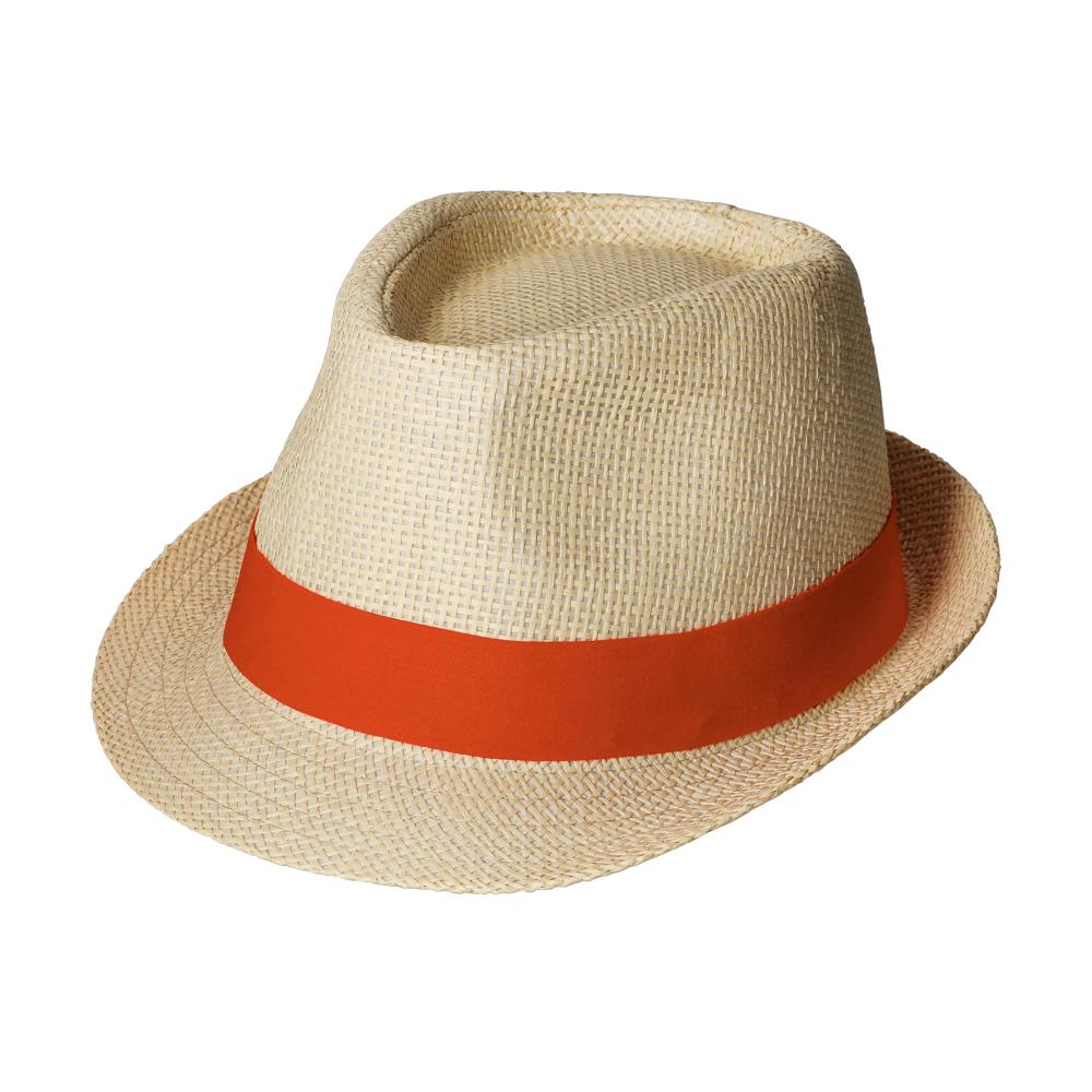 Panamahut "Salvador" - beige/rot