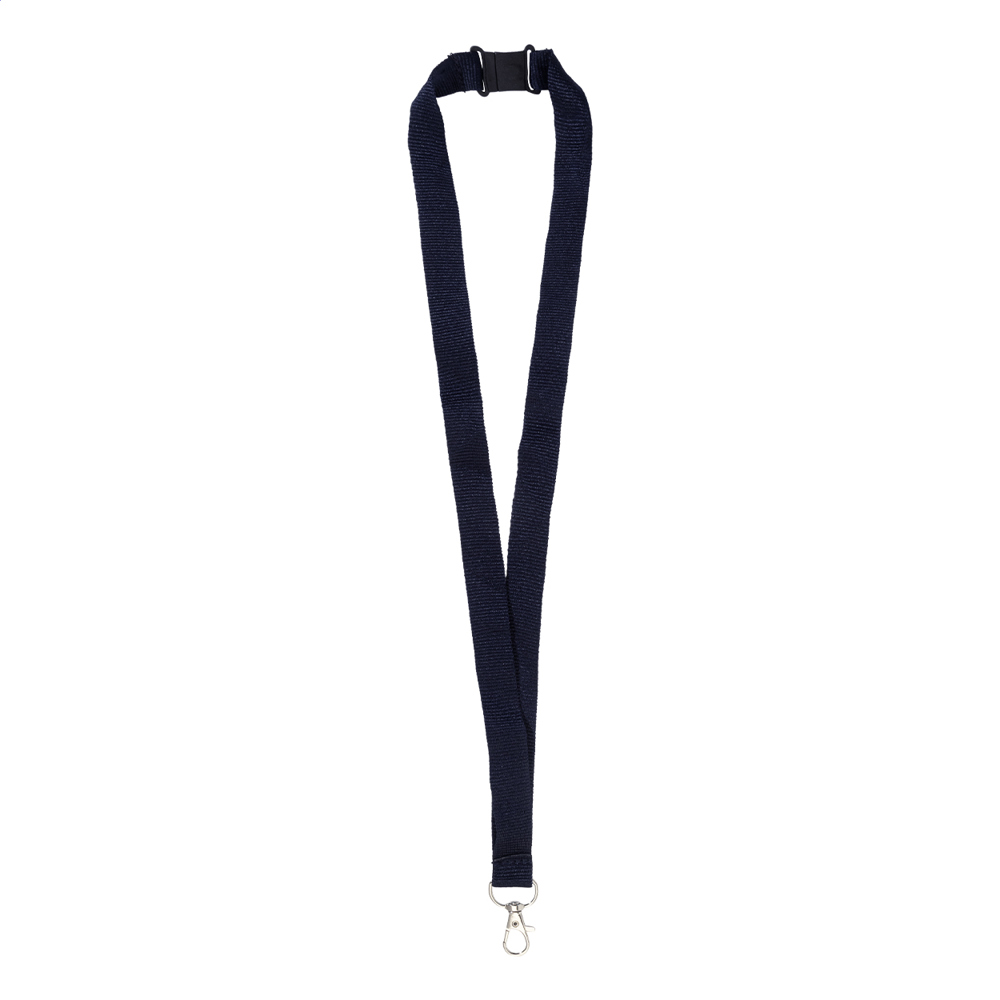 Revent - Lanyard aus RPET - dunkelblau