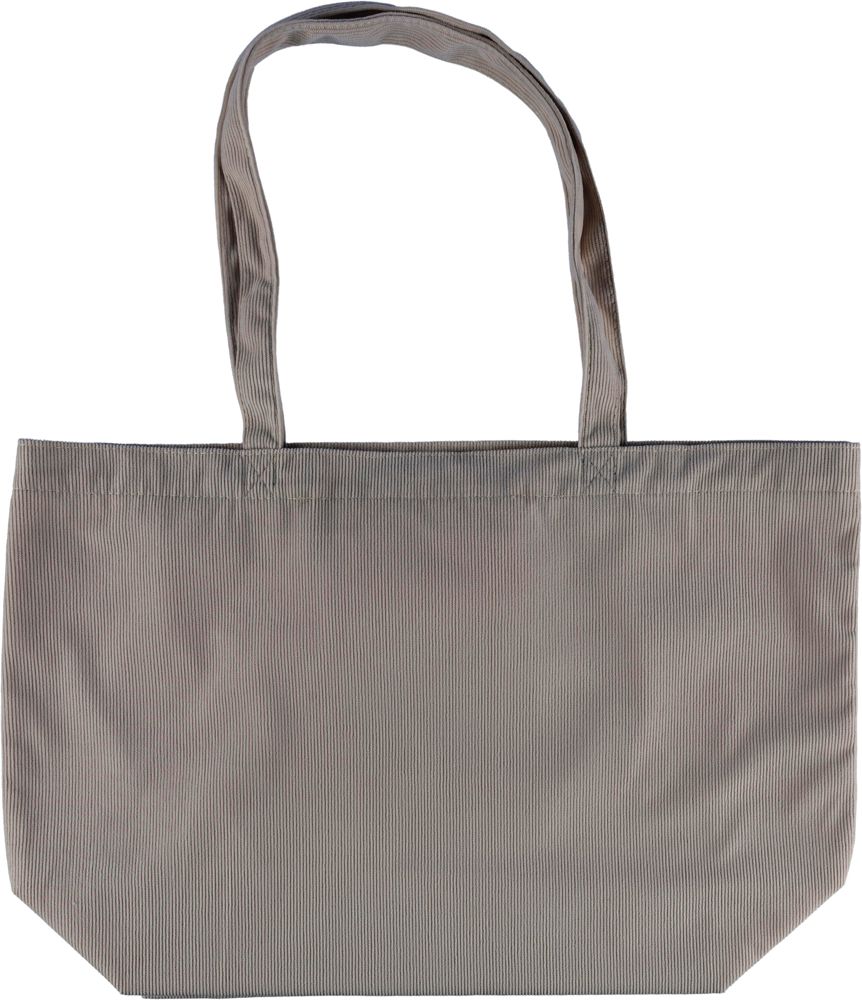 Cord-Tragetasche Tino - grau