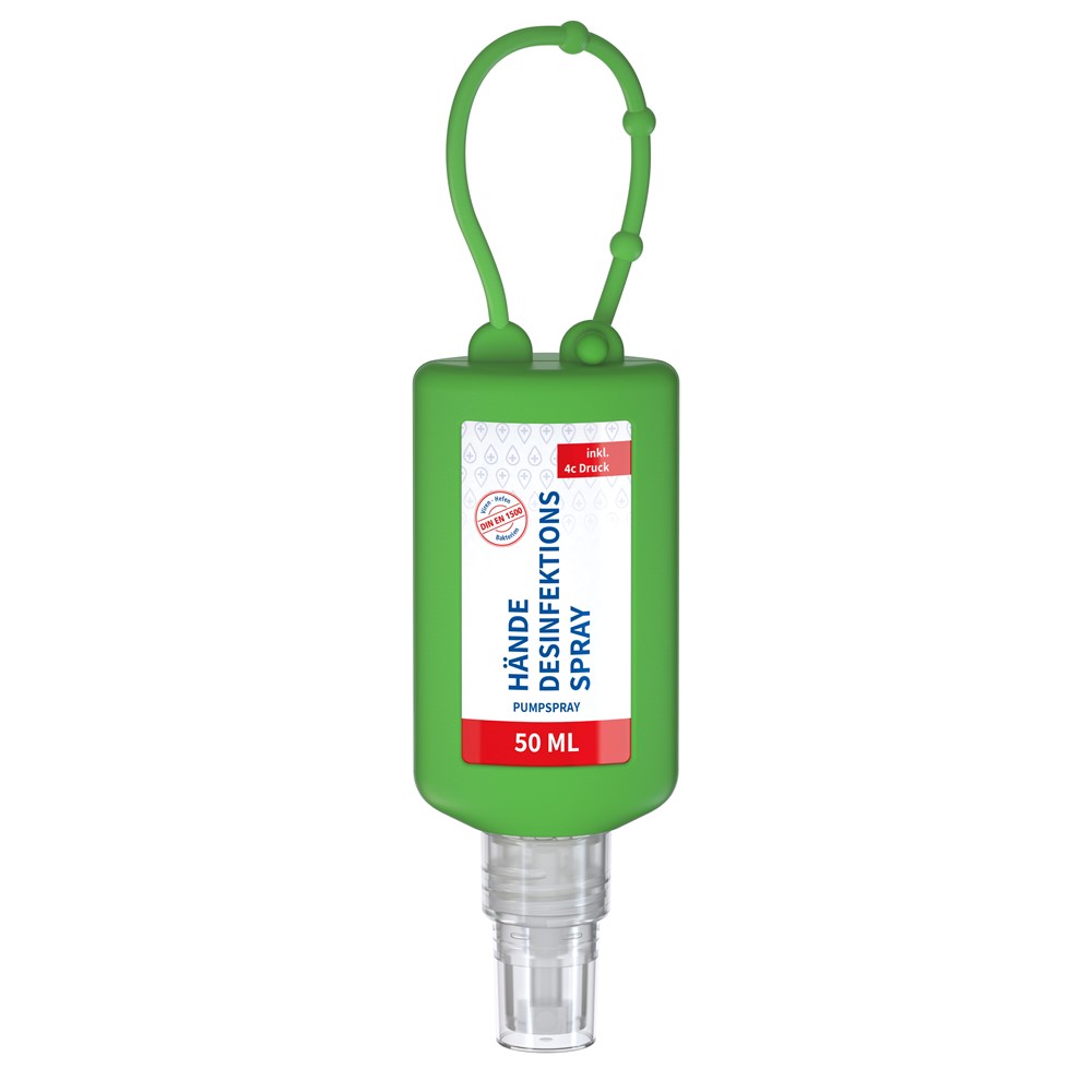 Hände Desinfektionsspray (DIN EN 1500) - grün