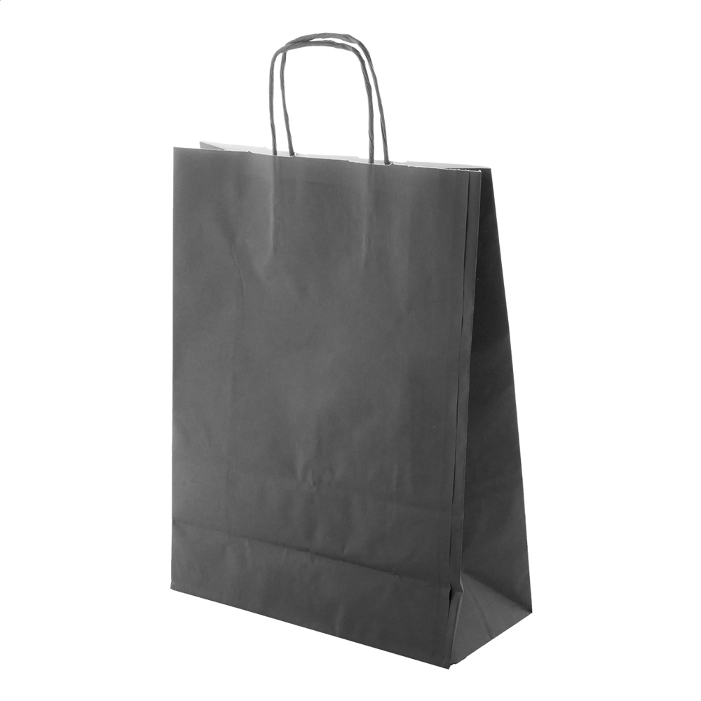 Mall - Papier-Einkaufstasche - schwarz