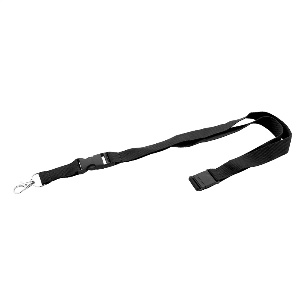 Revent Plus - Lanyard aus RPET - schwarz