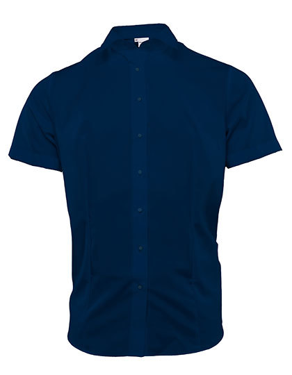 Marvelis - Women´s Blouse Comfort Fit Short Sleeve - navy