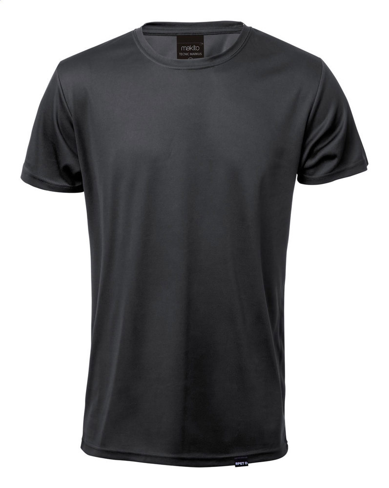 Velocity - RPET Sport-T-Shirt - schwarz