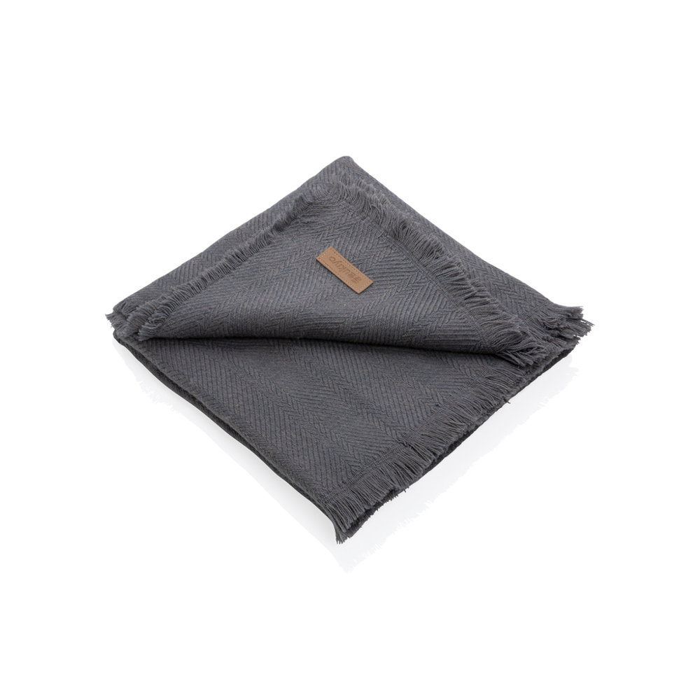 Ukiyo Aware™ Polylana® gewebte Decke 130x150cm - grau (± PMS Grey)
