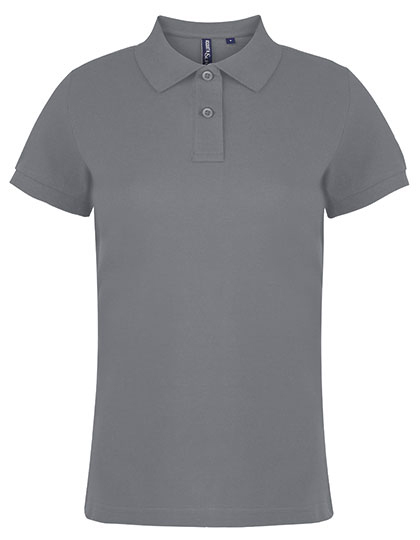 Asquith & Fox - Women´s Classic Fit Polo - Heather Grey