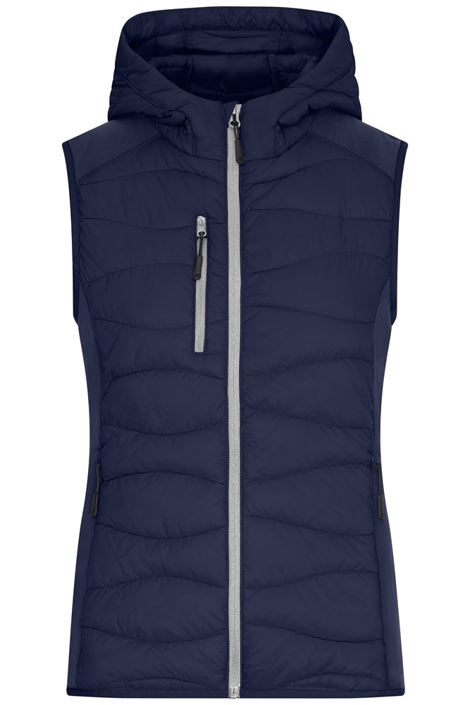 Ladies' Hybrid Vest - Navy/navy (ca. Pantone 296C)