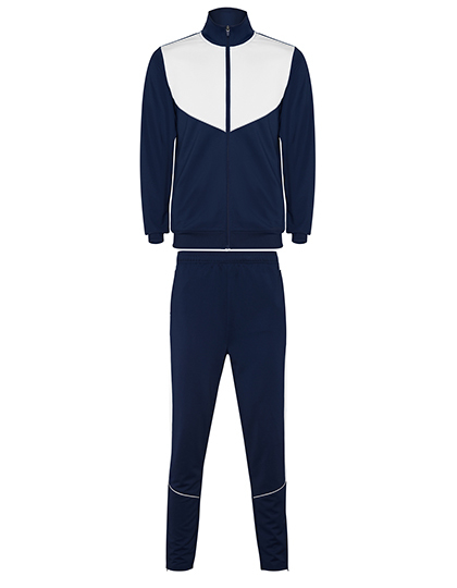 Roly Sport - Evans Tracksuit - Navy Blue 55, White 01