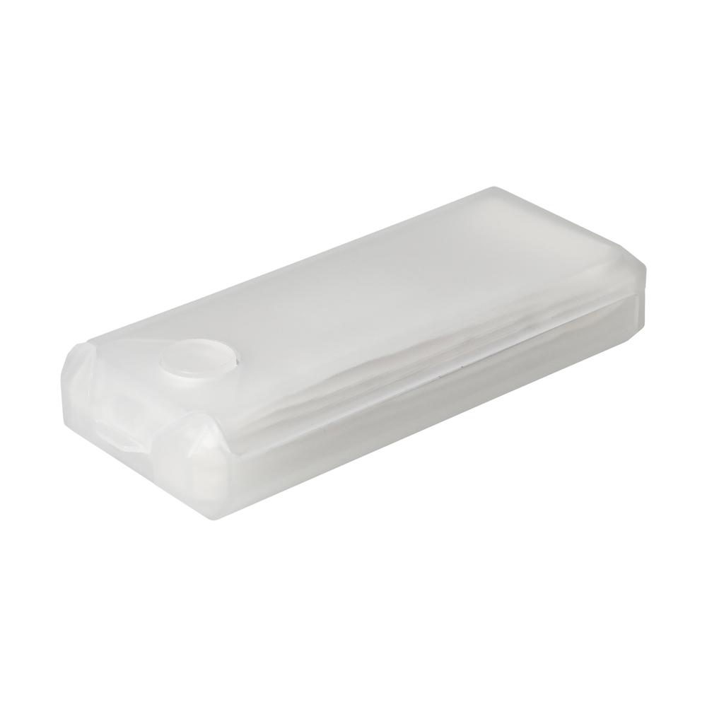 Pflasterbox "Stripe" - transparent-milchig