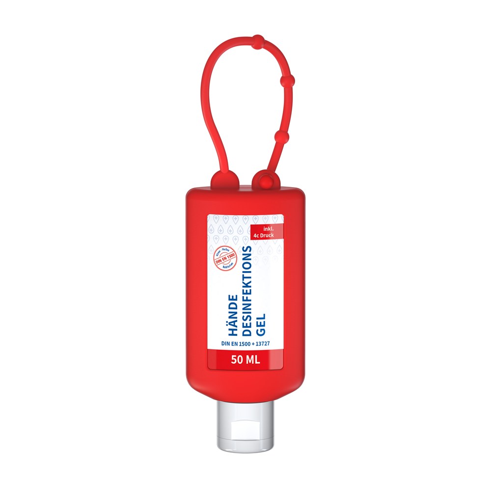 Hände Desinfektionsgel (DIN EN 1500) - rot