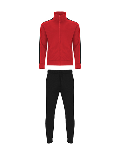 Roly Sport - Creta Tracksuit - Red 60, Black 02
