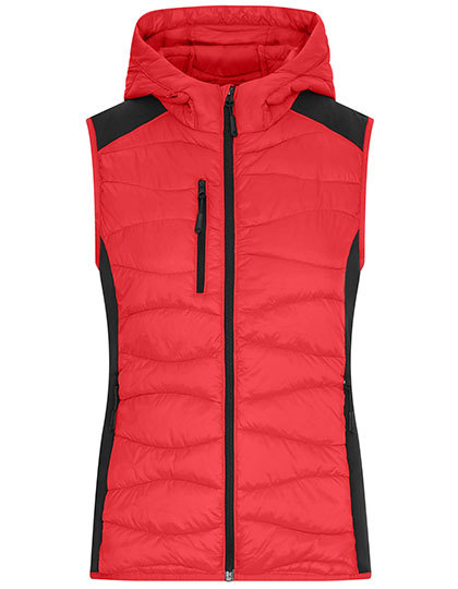 Daiber - Ladies´ Hybrid Vest - Red, Black