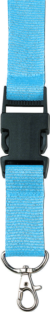 Lanyard aus Polyester Bobbi - Hellblau