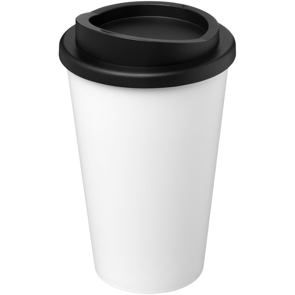 Americano® recycelter isolierter 350 ml Becher - weiss, schwarz