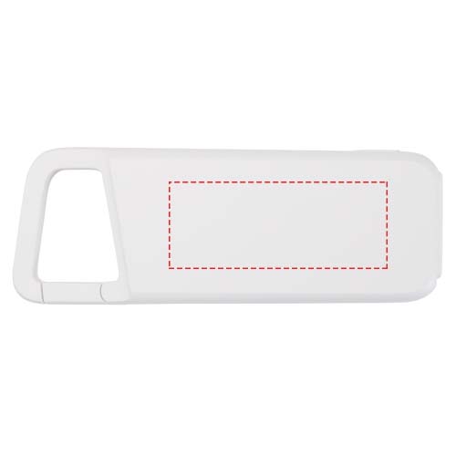 Alkes 12 W 5.000 mAh wasserfeste Powerbank aus recyceltem Kunststoff mit Karabinerhaken