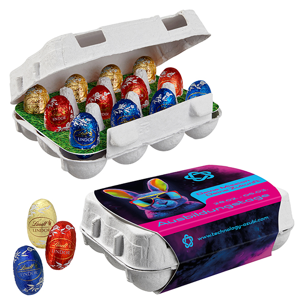 12er Ostereier-Karton - Lindor Mini-Eier