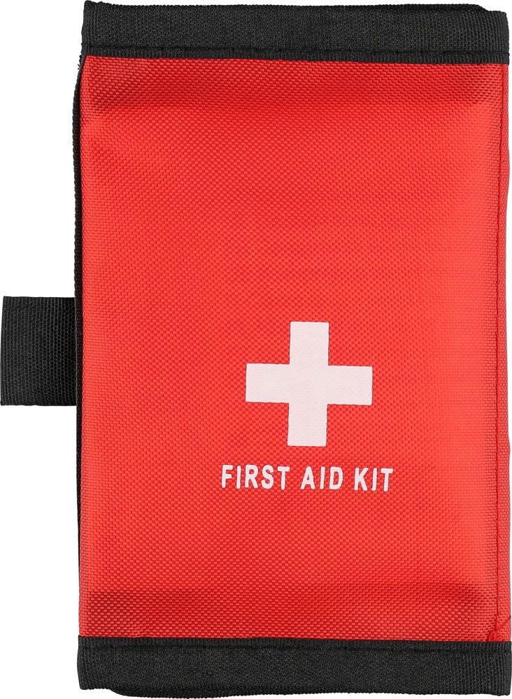 Erste-Hilfe-Tasche aus rPET-Polyester (600D) Kairo - rot